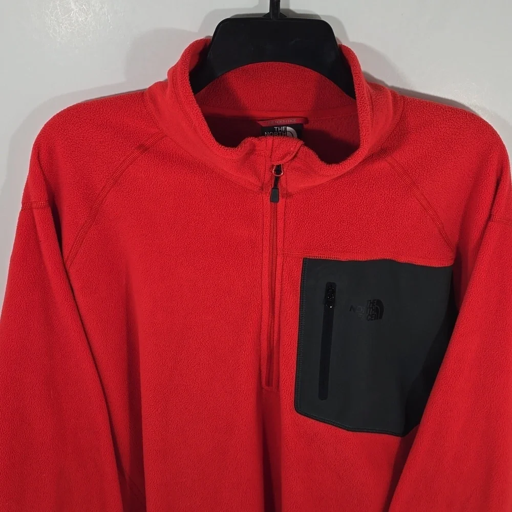 {The North Face} Men's Half-Zip Fleece Jacket - Size XL